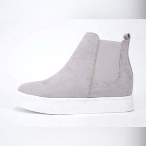 Hidden wedge booties